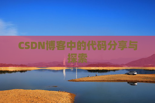 CSDN博客中的代码分享与探索
